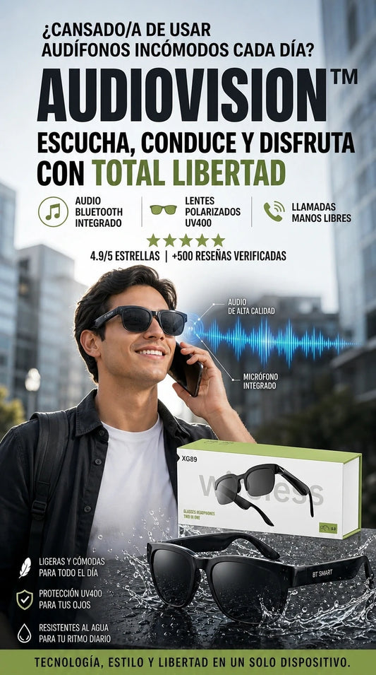 AUDIOVISION™ | Escucha tu mundo sin dejar de verlo