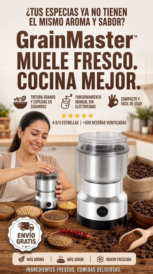GrainMaster™ | Muele al instante con frescura y máximo sabor