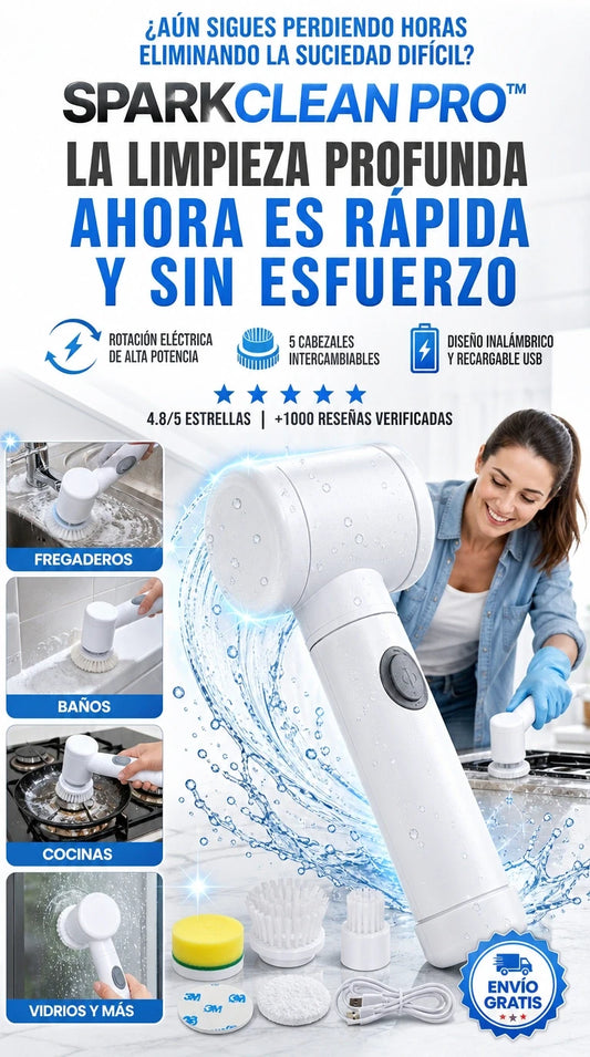 SparkClean Pro™ | Limpieza Profunda Sin Esfuerzo